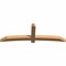 Ekena Millwork Bellingham Timber Gable Bracket, Western Red Cedar, 96"W x 32"H x 5 1/2"D x 5 1/2"F, 8/12 Pitch GBW096X32X0606BEL00SWR - alternate 5